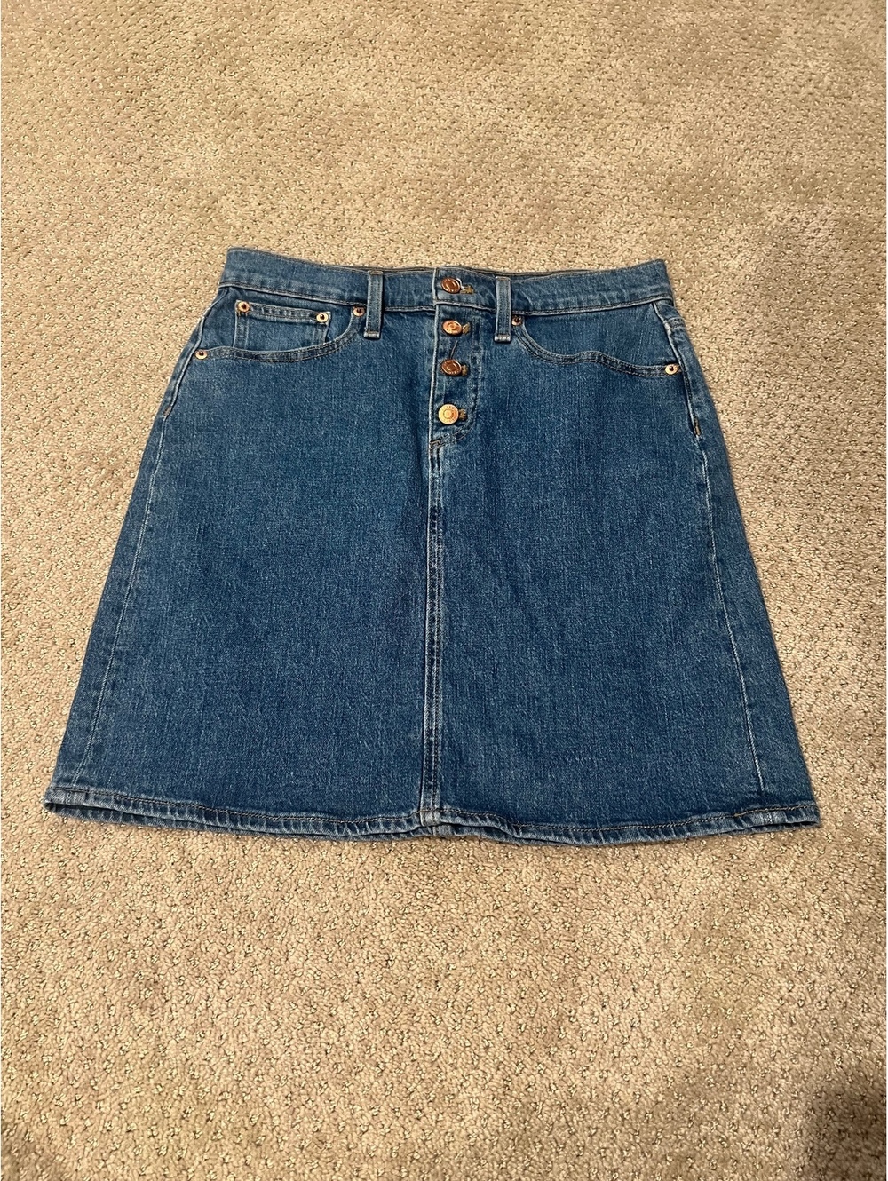 Vintage J. Crew Denim Mini Skirt